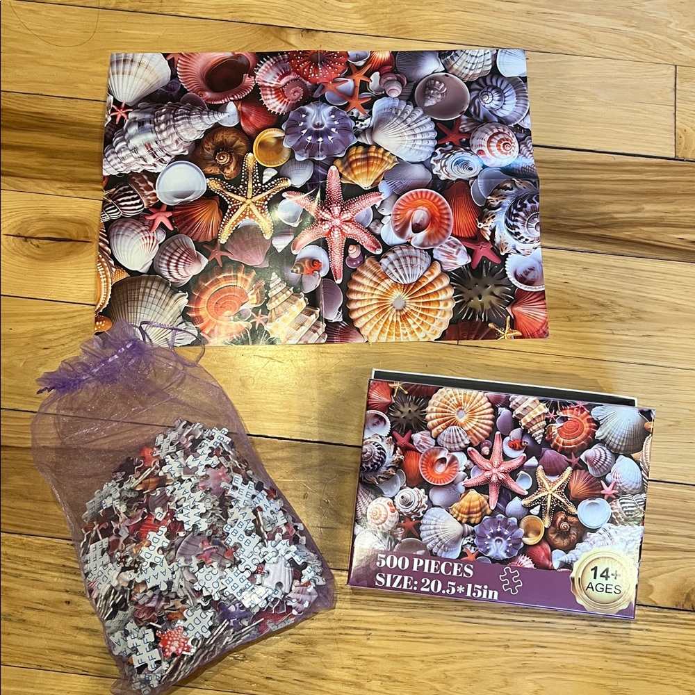 500 Piece Seashell Puzzle